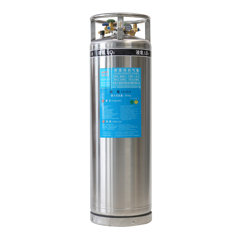 175L Middle Pressure Liquid OxygenNitrogen Cryogenic Cylinder (1)