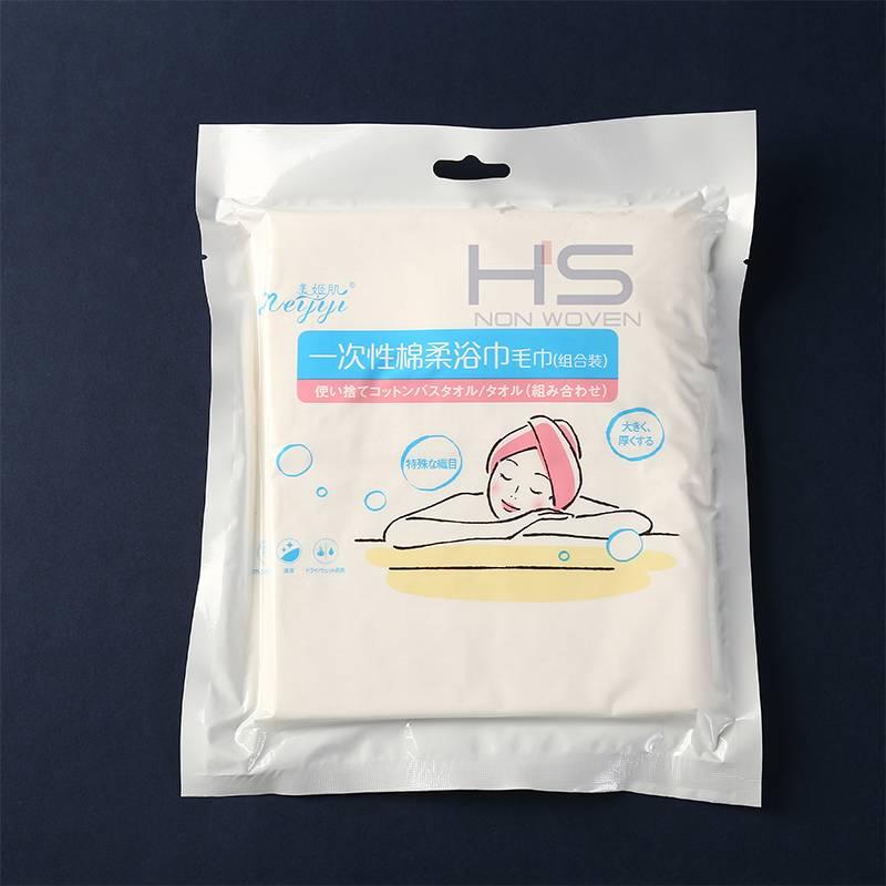 China Cheap price Disposable Spa Towel - Disposable Bath Towel – HUASHENG
