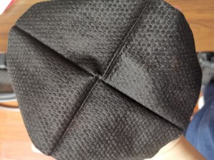 Biodegradable Disposable Black Dry Towel for Hairdressing