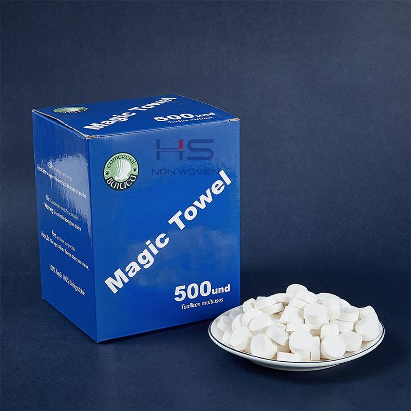 Manufacturer of Compressed Tissue With Carrying Case - Magic Tissue, Portable Compressed Napkins 500 Count – HUASHENG