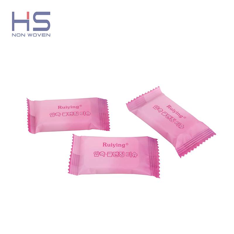 Factory source Tablet Tissue Supplier - Rectangle Compressed Towel – HUASHENG
