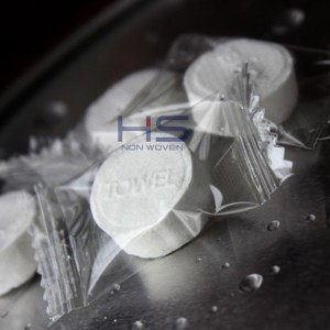 Wholesale Nonwoven Soft Magic Custom Compressed Towel Single Pack Disposable Coin Tissue for Face Hand Cleaning
