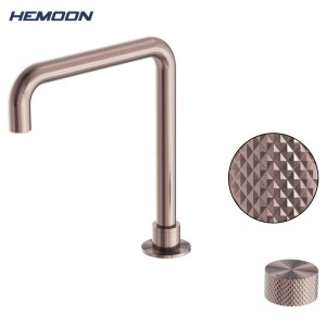 Hemoon High-End Luxury Single Lever Faucet With Brushed For Bathroom