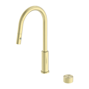 Hemoon Deck Mount Kitchen Faucet Tap With Pull-out Spray