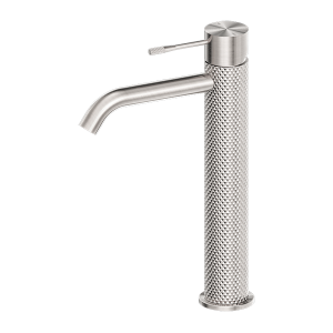 Hemoon Brass Tall Basin Faucet With Knurled Design