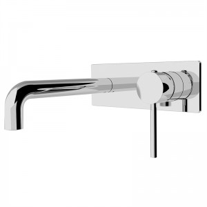 Hemoon DOLCE Wall-Mount Bathroom Faucet with Deck Plate