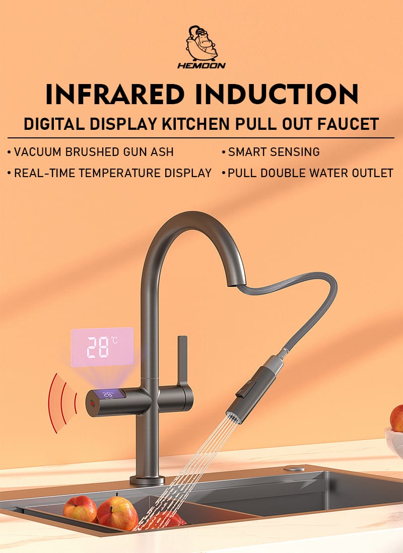 Smart Kitchens Mixer Infrared Sensor Faucets (1)