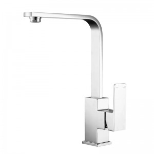 Lead Free Brass Tap Brushed Hot Cold Kitchen Sink Faucet