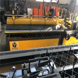 PLC Double Wire Fullly Automatic Chain Link Fence Making Machine