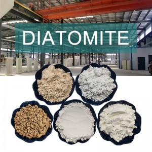 Desodorante de tierra de ayuda de filtro de diatomeas en polvo de diatomita para filtro de aceite