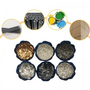 China Manufacturer Natural Glimmer / Gefärbte Mica / Synthetesch Glimmer Flakelen mat 40-80mesh