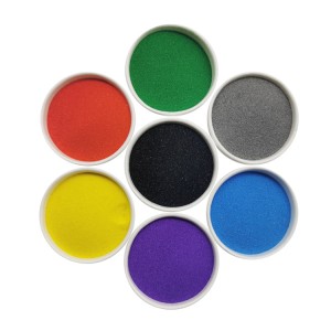 Factory direct color sand dyed colour sand fine natural & colored silica sand for painting