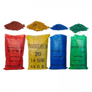 Pigment željezo oksid crveni, željezo oksid žuti pigment cijena za ciglu/cement