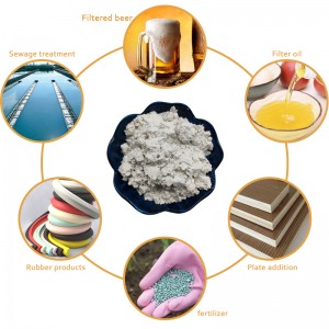 Kina filterhjelp kiselgur / kiselgur høy kvalitet engrospris, kiselgur pulver for maling