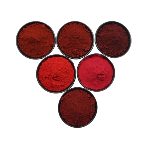 Ossido di ferro rosso 110 120 130 Pigmento inorganico utilizzato per verniciare polvere colorante per mattoni in cemento