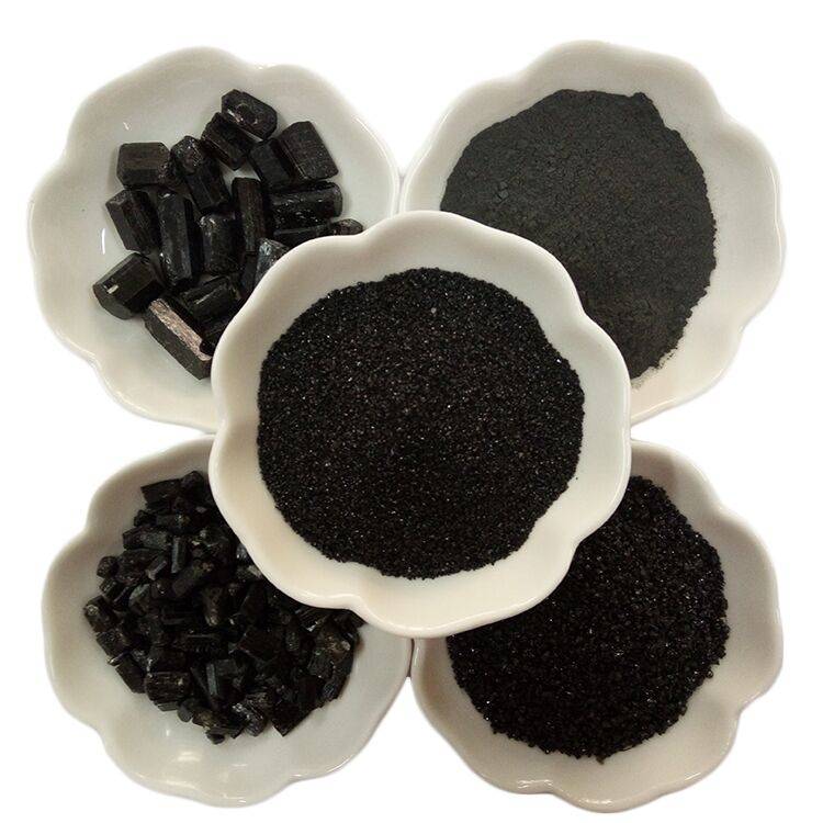 Wholesale Natural Black Tourmaline stone - High Purity Black Tourmaline Rough Crystal/Powder/Particle – Huabang