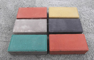 Colored bricks
