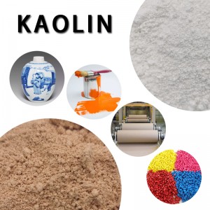 High whiteness calcined kaolin metakaolin kaolin clay for fireproof material