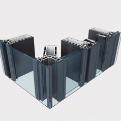 WMQ120, 150, 200 Series Visible And Hidden Frame Curtain Wall (Width 60, 70, 100)