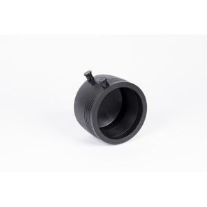 Environmental-friendly HDPE electrofusion end cap connetced with HDPE pipeline