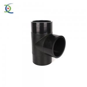 Rapid Delivery for 12 Inch Hdpe Pipe - Competitive price HDPE equal tee made of virgin PE100  – Huada