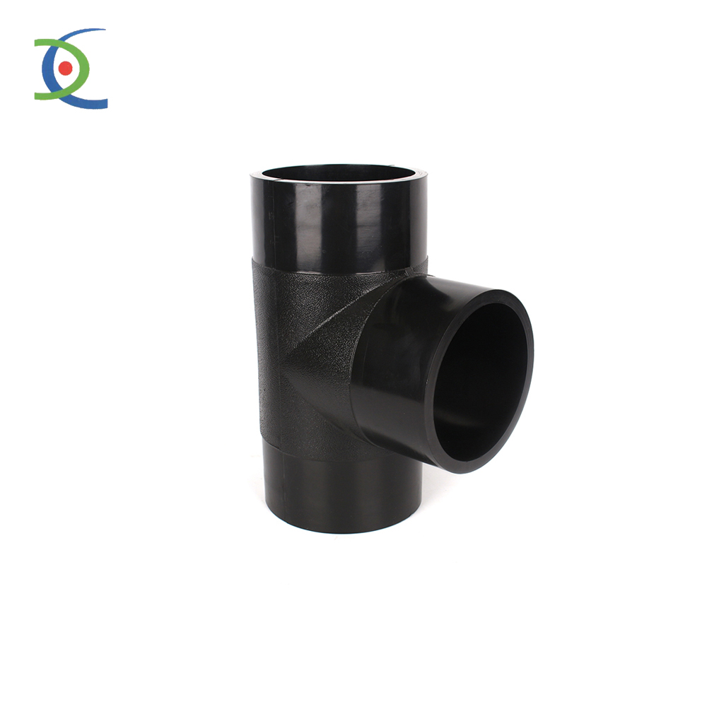 Factory wholesale Elbow Hdpe - Competitive price HDPE equal tee made of virgin PE100  – Huada