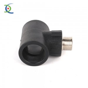 Easy connecting HDPE transition fittings for potable water supply pipelines