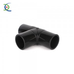 Competitive price HDPE equal tee made of virgin PE100