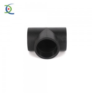 Online Exporter Wholesale PE Fitting Connector 25-63mm Tee HDPE Water Pipe Fitting