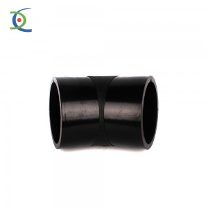 Factory For PE Polyethylene Socket Bend 63mm 50mm SDR11 HDPE Pipe Fitting 90 Degree Elbow