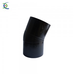 Competitive Price for Hdpe Elbow - HDPE 22.5 degree elbow in drinking water supply engineering  – Huada