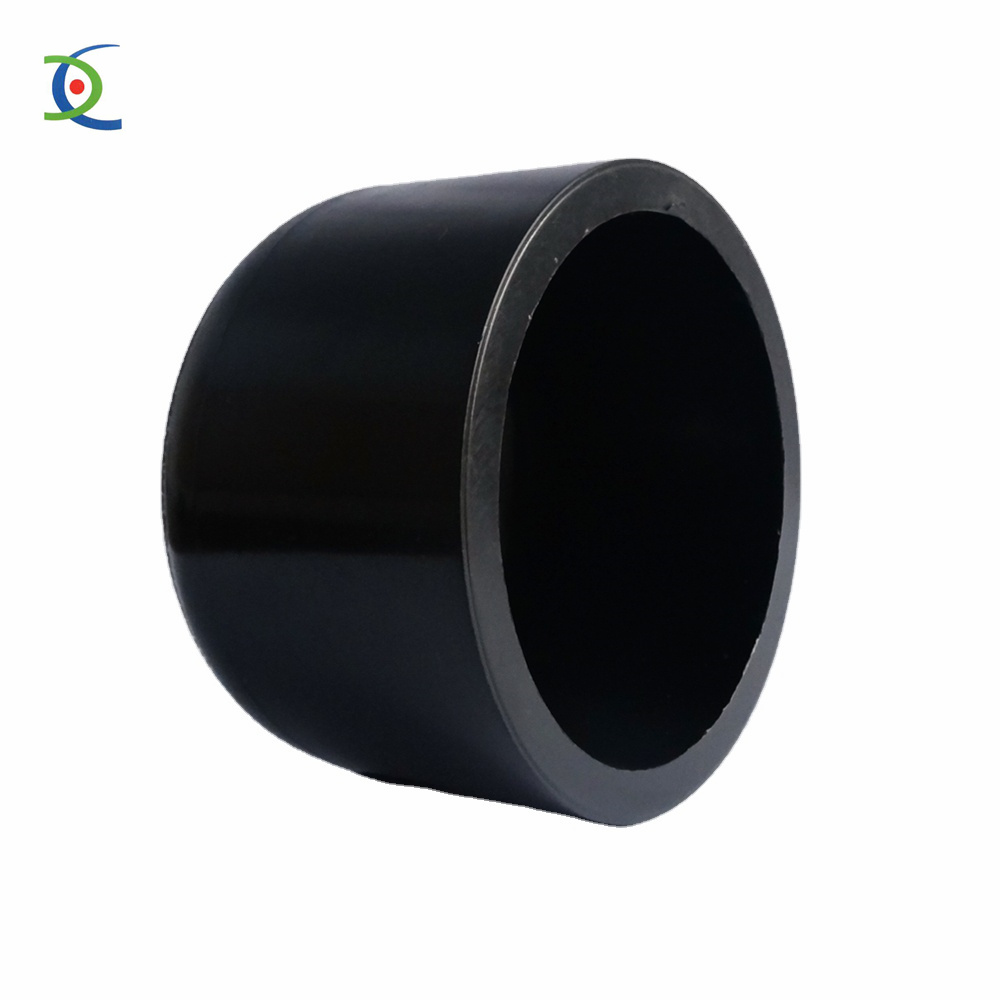 OEM/ODM Manufacturer Black Butt Welding Drinking Water Tube HDPE Pipe Fitting Powerful End Cap