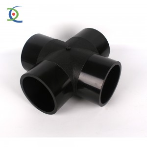 Excellent quality HDPE SDR11/17 Pure Material Butt Fusion Cross