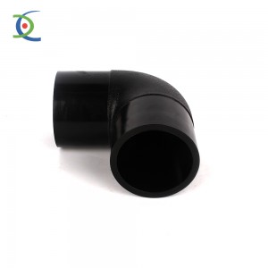 Excellent quality PE HDPE 90 Degree Elbow with Socket Fusion Welding for water supply