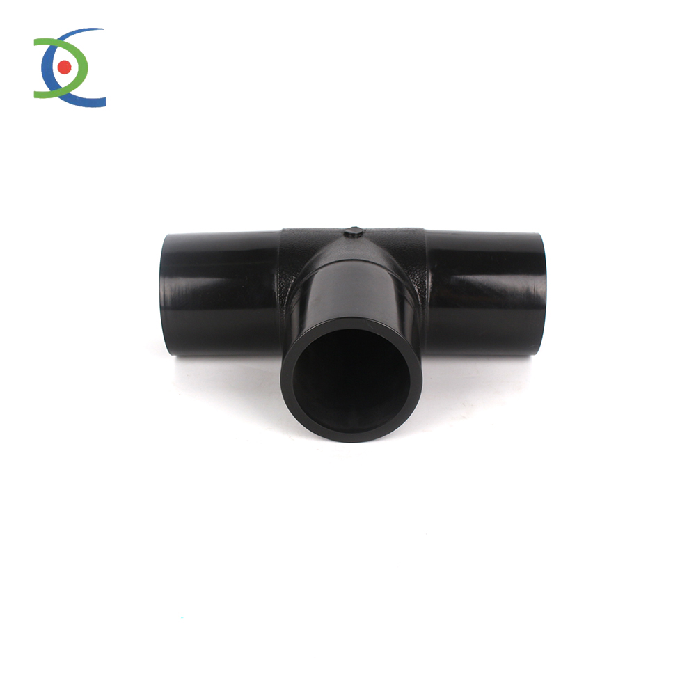 Discount Price Hdpe Pipe 2 Inch - Competitive price HDPE equal tee made of virgin PE100  – Huada detail pictures