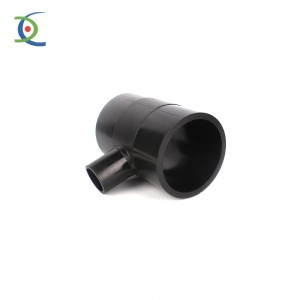 Discountable price OEM Various Black Pipe Fitting HDPE Reduced Tee Manufacturer