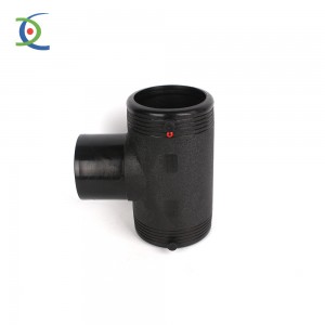 Factory making Hdpe Pipes Manufacturers - High perfomace electrofusion tee made by 100% HDPE virgin material  – Huada