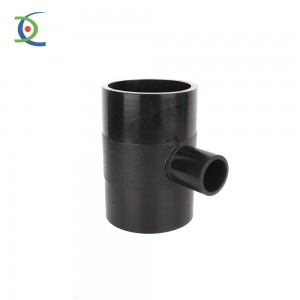 Abrasion resistant reducing tee made by 100% HDPE virgin material