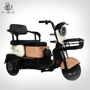 XJIE 500W 48V Electric Scooter Bike Electric Tricycle With Drum Brake