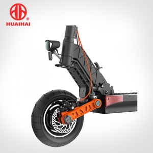 Long Range Foldable Electric Scooter e nang le Dual Motor Off-road E-scooter