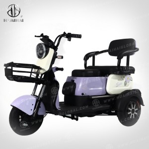 XJIE 500W 48V Electric Scooter Bike Electric Tricycle With Drum Brake