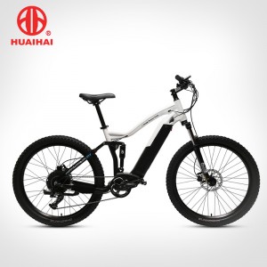 Professional Full Suspension 27.5 Inch Fat Tire Electric Bike Mountain Bicycle With 500W Motor