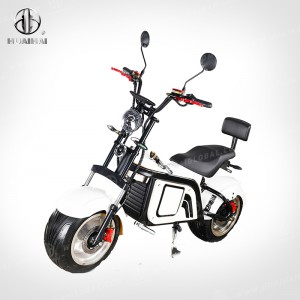 Fat Tire elektrisk mopedskoter HULK med dubbla skivbromsar