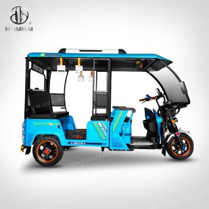 Huaihai K21 halvlukket trehjulet ny engergy handel taxi bly syre batteri elektrisk rickshaw passager