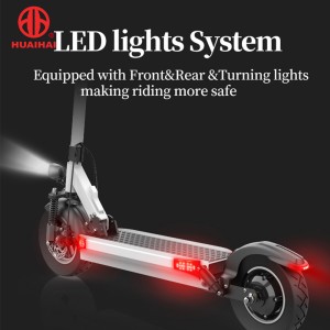 Foldable Electric Scooter Huai Hai Y Series Durability, Power & Safety on A Totally New Level