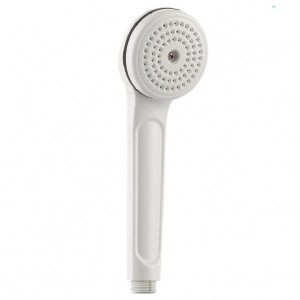 1F1008-11 Single Function White ABS simple Hand shower head for Bathroom