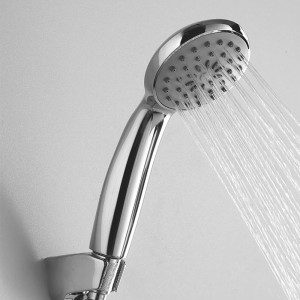 1F1098 Vienos funkcijos Šiuolaikinė ABS chromuota rankinė dušo galvutė vonios kambariui