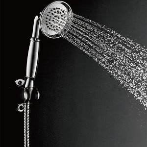 1F1218ABS One Function Plastic Vintage Handheld shower head for Bathroom