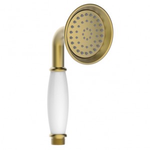 1F1218 One Function Brass Vintage Handheld shower head for Bathroom
