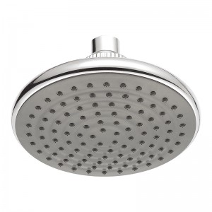 1F230 Single Setting ABS Chromed Round Rain Shower head For Bathroom